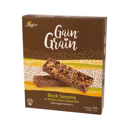 Black Seasame & Whole Grain Cereal Bar (Less Sugar Formula)