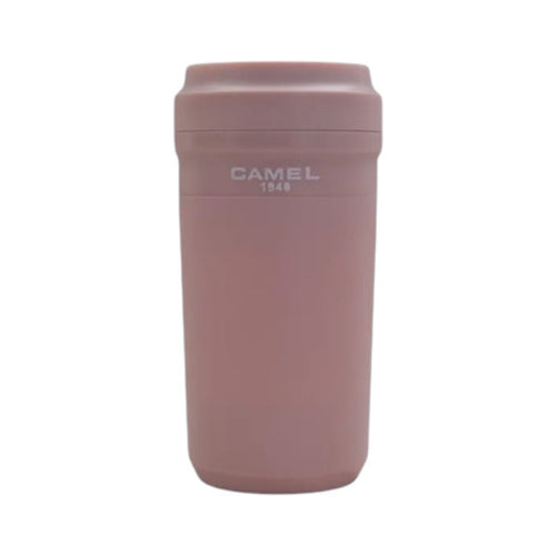 Camel Cuppa28 Glass Vacuum Mug in Plastic Case 280ml(Pink)
