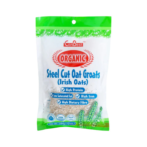 CanBest Organic Steel Cut Oat Groats (Irish Oats) (284G)