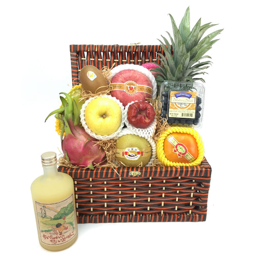 Picnic Under Moonlight Mid-Autumn Festival Fruit Hamper(YWM193R)