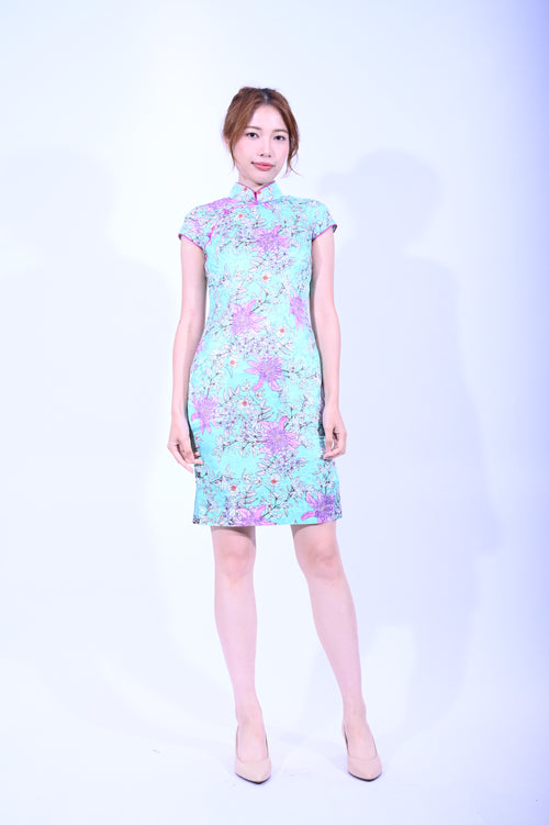 Line & Curve Lady Silk Qi Pao YL1180-3