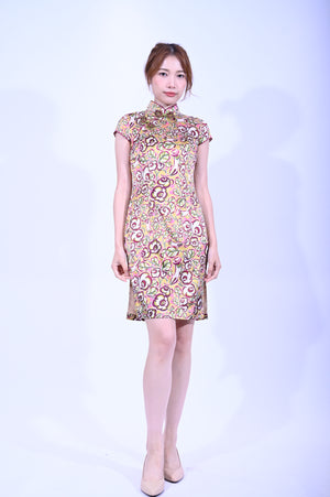 Line & Curve Lady Silk Qi Pao YL1180-2