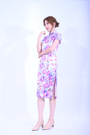 Line & Curve Lady Silk Qi Pao YL1177-5