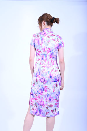 Line & Curve Lady Silk Qi Pao YL1177-5