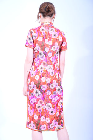 Line & Curve Lady Silk Qi Pao YL1186