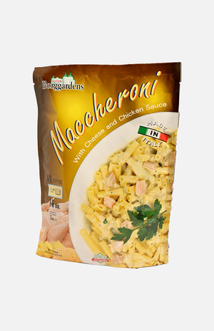 Maccheroni with Cheese and Chix Sauce