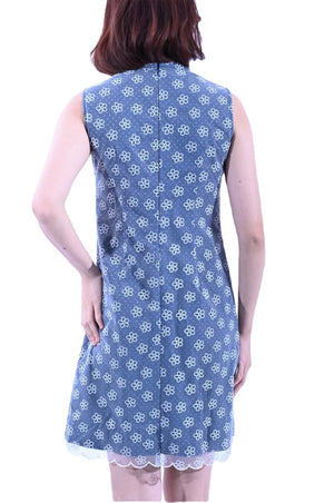 Denim Layer Dress-YL1168