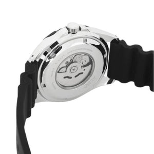 ALBA Mechanical Deep Blue With Silicone Strap Watch AL4493X1