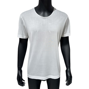 LEE KUNG MAN Men's Round Shaped S/S Spencer (S-XXL)
