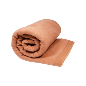 Double Sheep Camel Hair Blend Queen Blanket