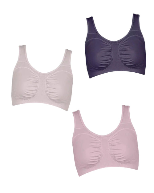 Wacoal 5391GB Sleeping Bra (1 pack 3 pcs 3 colours)