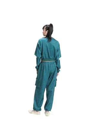 Aqua Pockets Track Pants