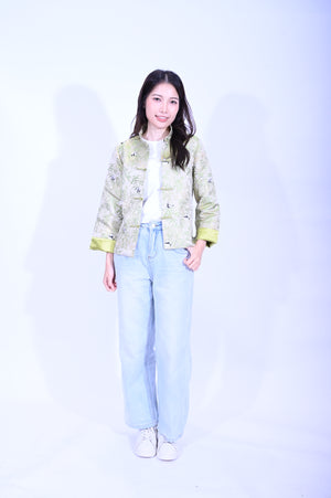 Line & Curve Ladies Silk Song Brocade JacketYL246-25