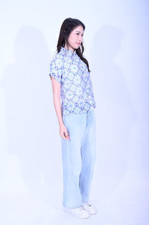 Line & Curve Ladies Ramie Short Sleeves TopS05R26-9