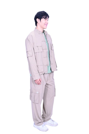 CYPHERHOOD Chinese Military Jacket Light Khaki