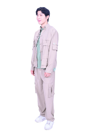 CYPHERHOOD Chinese Military Jacket Light Khaki