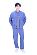 CYPHERHOOD Chinese Military Jacket Steel Blue