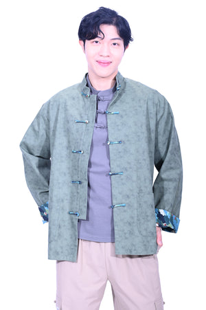 CYPHERHOOD Chinese Kung Fu Jacket(Retro Green)