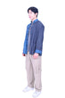 CYPHERHOOD Chinese Kung Fu Jacket(Blue/Grey)