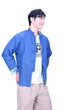Line & Curve Men's Cotton Jersey Tang Jacket Mid Blue