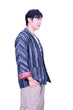 Line & Curve Unisex Denim Tang Jacket Black