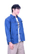 Line & Curve Unisex Denim Tang Jacket Blue 2