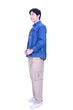 Line & Curve Unisex Denim Tang Jacket Blue 2