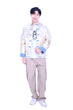 Line & Curve Men's Cotton Jersey Tang Jacket Yellow