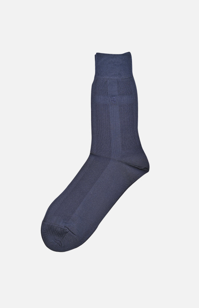 Mercerized Cotton Executive Socks(Navy) | Yue Hwa Online Shop