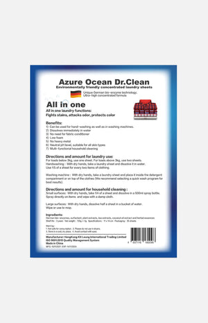 Dr.Clean-Laundry+household cleaning Sheets (30pc /box)