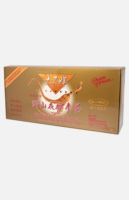Instant Wild American Ginseng Tea (100 packs)