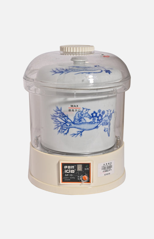 Ida 1.5L Electronic White Ceramic Stewing Pot(SP-15)