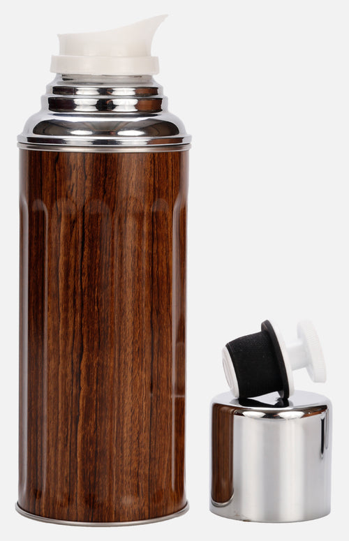 CAMEL 112 Vacuum Flask (0.45L) - Wood Grain