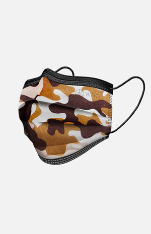 WAO-Medical mask Camouflage Series (Green+Brown)